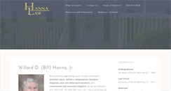 Desktop Screenshot of hannalawpa.com